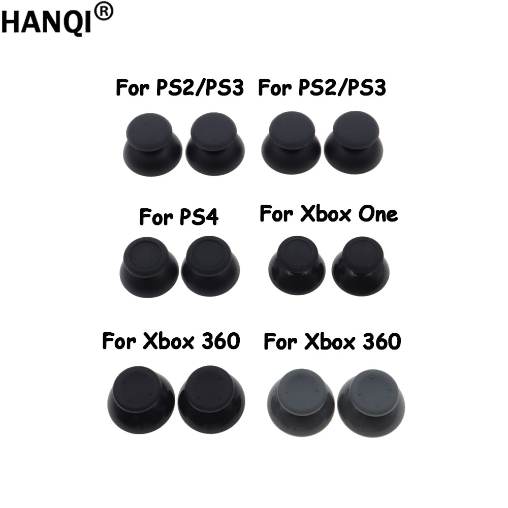 Retro Gaming Xbox 360 - 2/10 stuks vervangende analoge thumbstick-kappen voor