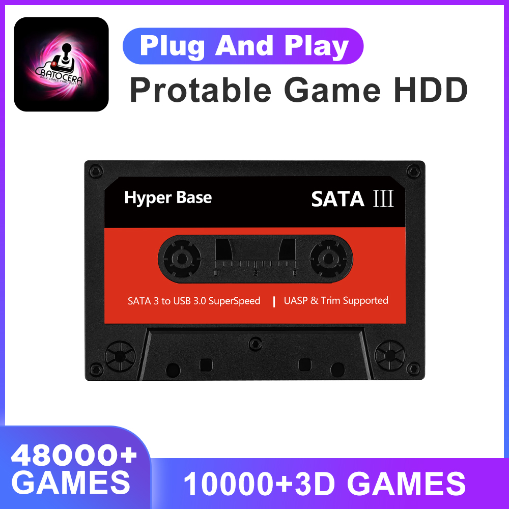 Retro Gaming Hard Drive - Batocera 35.Linux 500G Externe Hdd-Game Harde