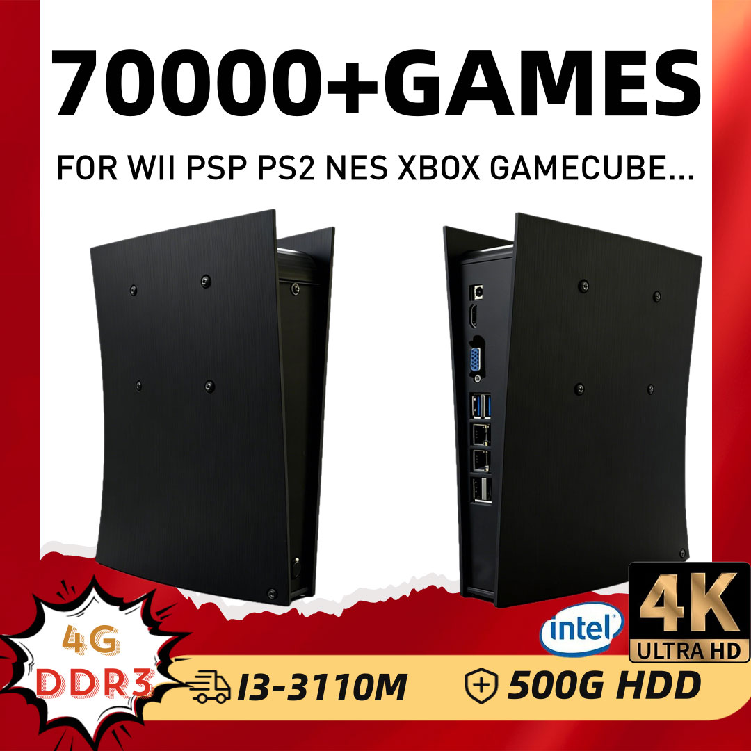 Retro Gaming Hard Drive - Retro Game Console BS5 60+Emulators 500GB