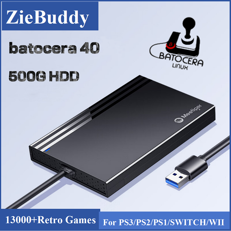 ZieBuddy Batocera 40 Linux 500 - Retro Gaming Hard Drive recensie en prijs