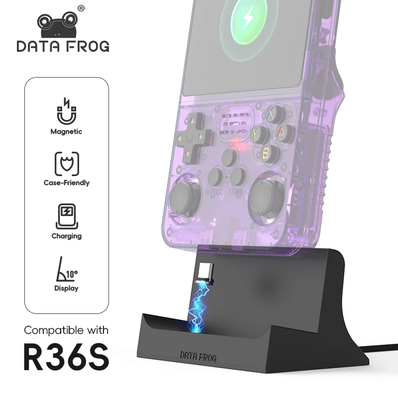 Data Frog R36S Oplaadstation,  - Retro Gaming Hub recensie en prijs