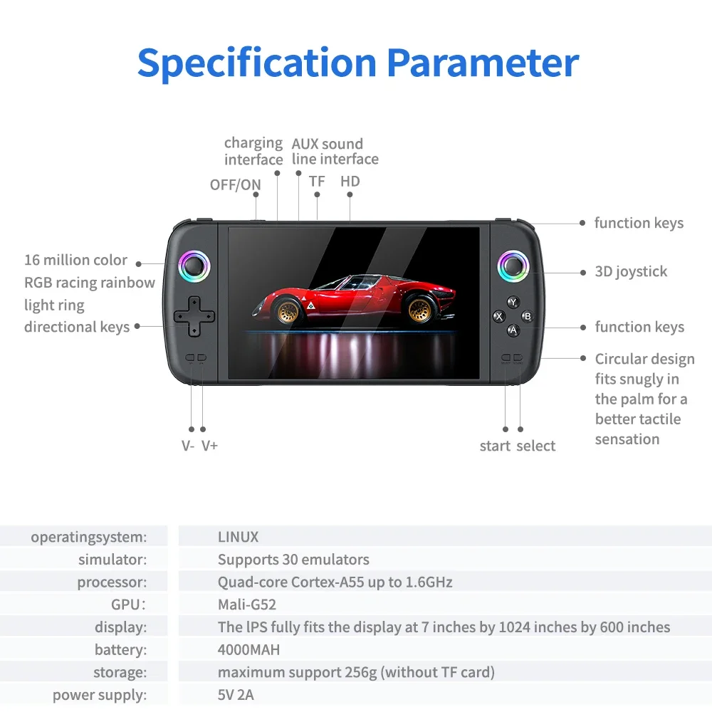128G M27 Handheld Game Player  - Retro Gaming Hub recensie en prijs