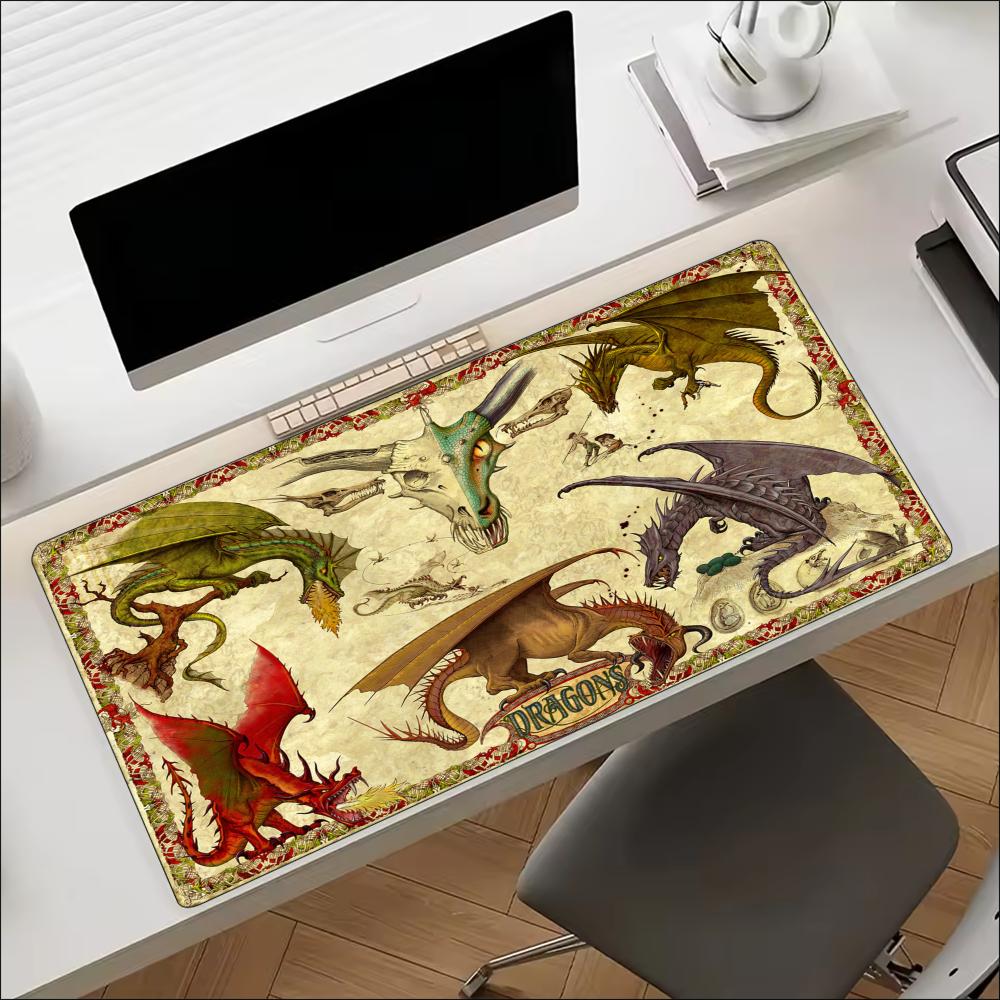 Vintage Oud Papier Draak Grote - Retro Gaming Desk recensie en prijs