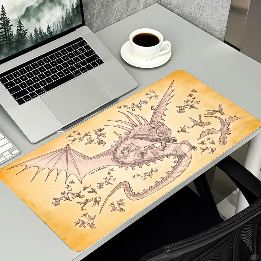 Vintage Oud Papier Draak Grote - Retro Gaming Desk recensie en prijs