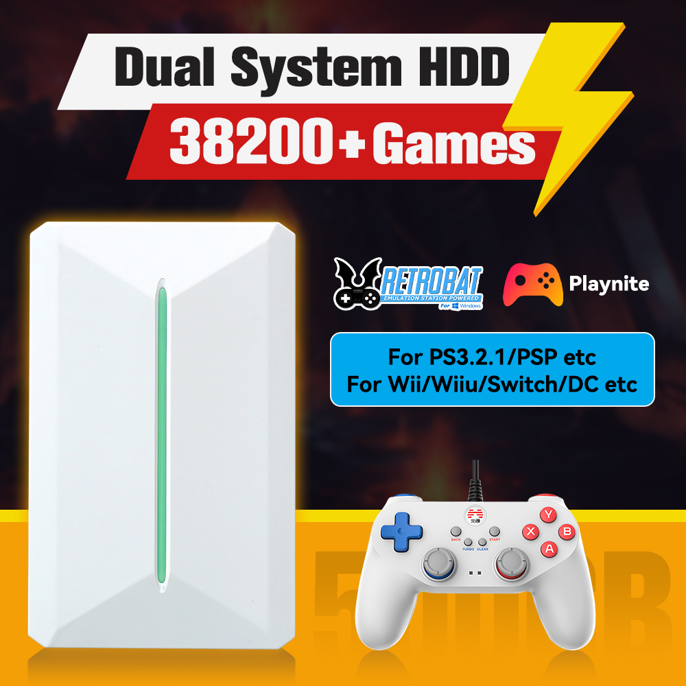 Retrobat & Playnite Systeem HD - Retro Gaming Hard Drive recensie en prijs