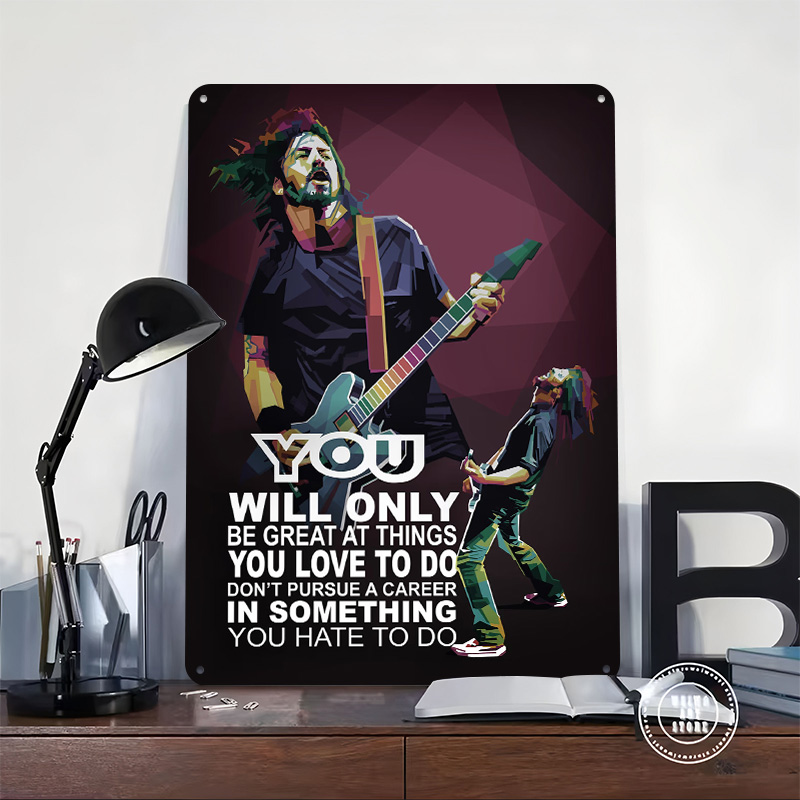 Rockstar Quotes Tin Poster Aan - Retro Gaming At Home recensie en prijs