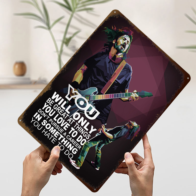 Rockstar Quotes Tin Poster Aan - Retro Gaming At Home recensie en prijs