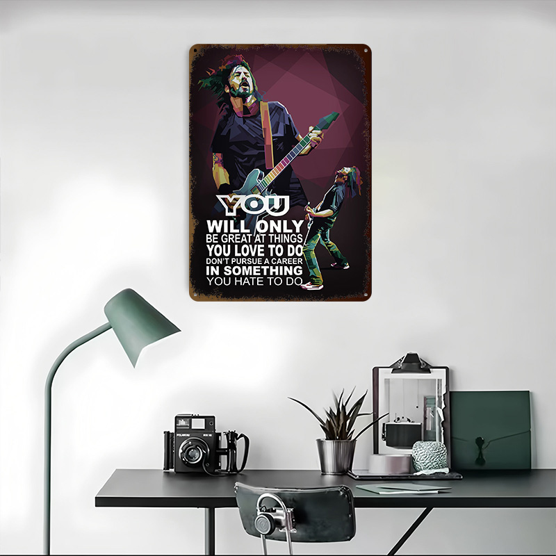 Rockstar Quotes Tin Poster Aan - Retro Gaming At Home recensie en prijs