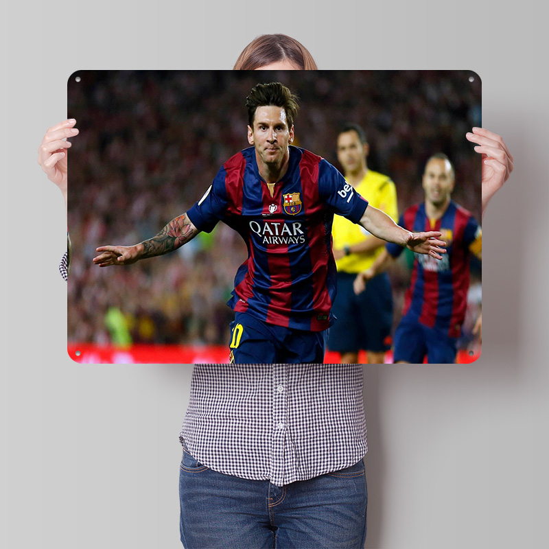Lionel Messi voetbal geprinte  - Retro Gaming At Home recensie en prijs