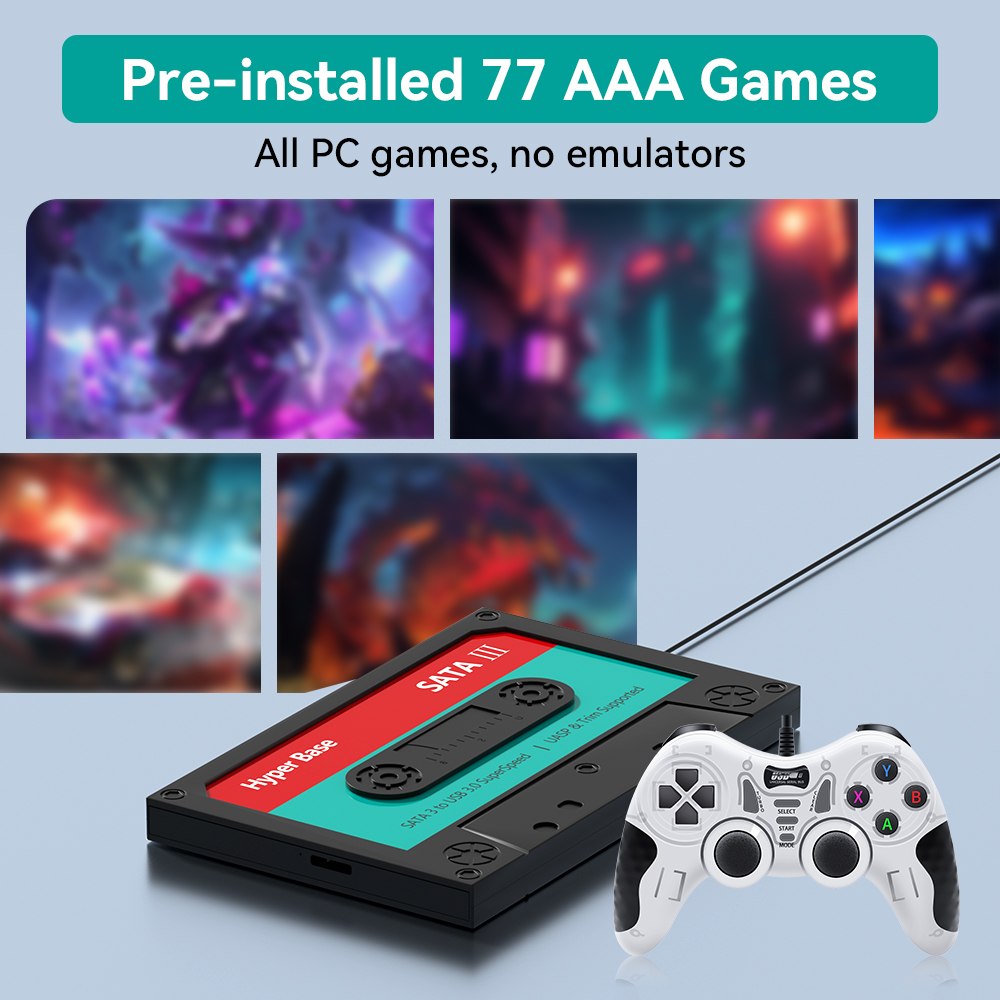 2TB Game Harde Schijf met 77 P - Retro Gaming Hard Drive recensie en prijs
