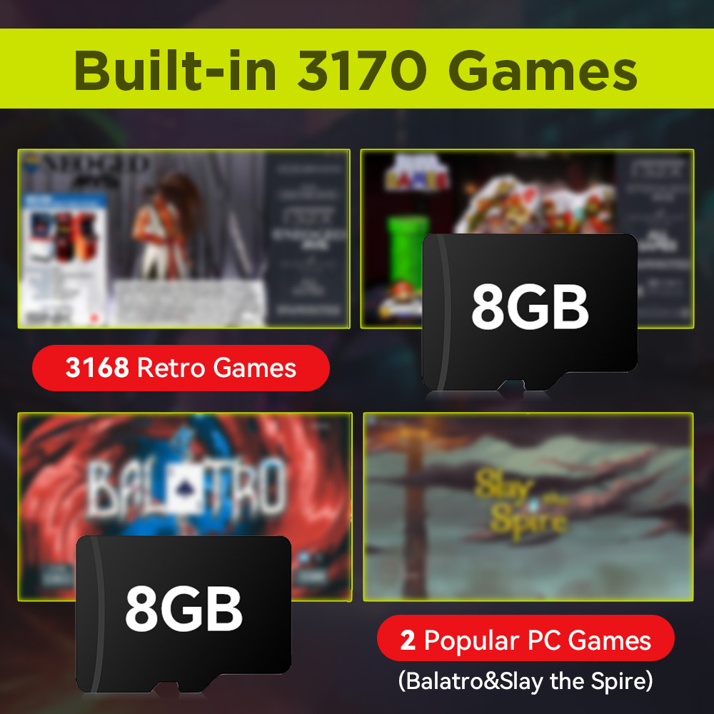 8 GB Game TF-kaart met 3170 Re - Retro Gaming Space recensie en prijs