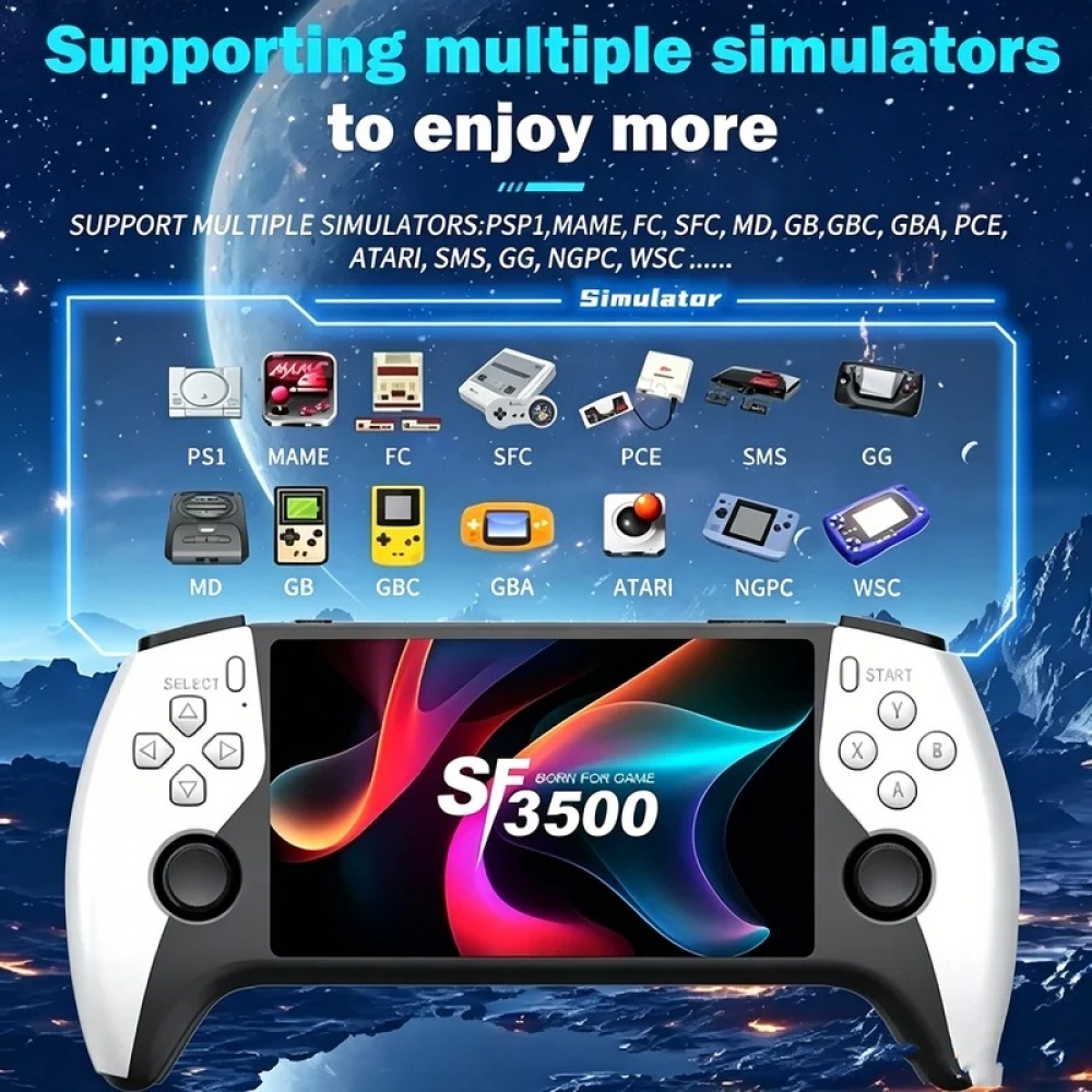 SF3500 5 inch Handheld Game Co - Retro Gaming Console recensie en prijs